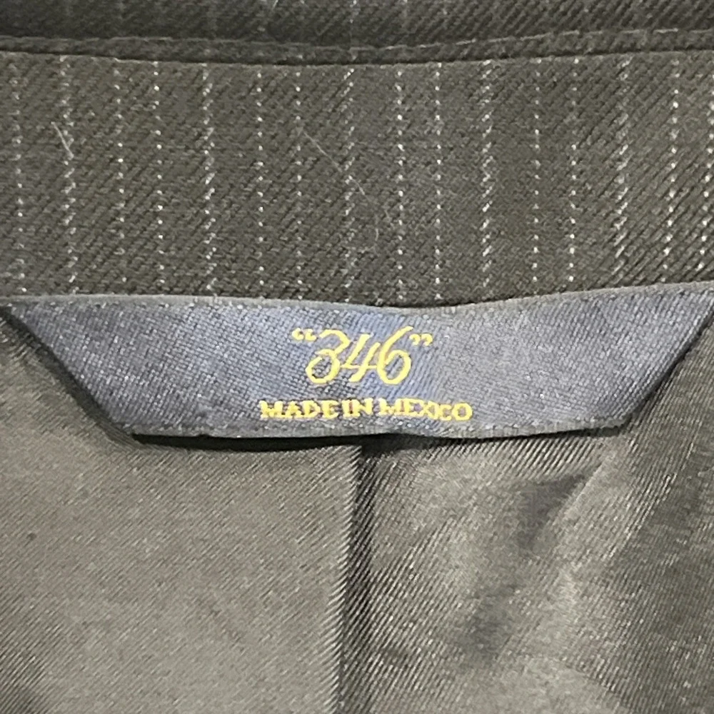 Brooks Brothers 346 Blazer 46R Adult Blue Madison Fit Striped Suit Jacket Mens
